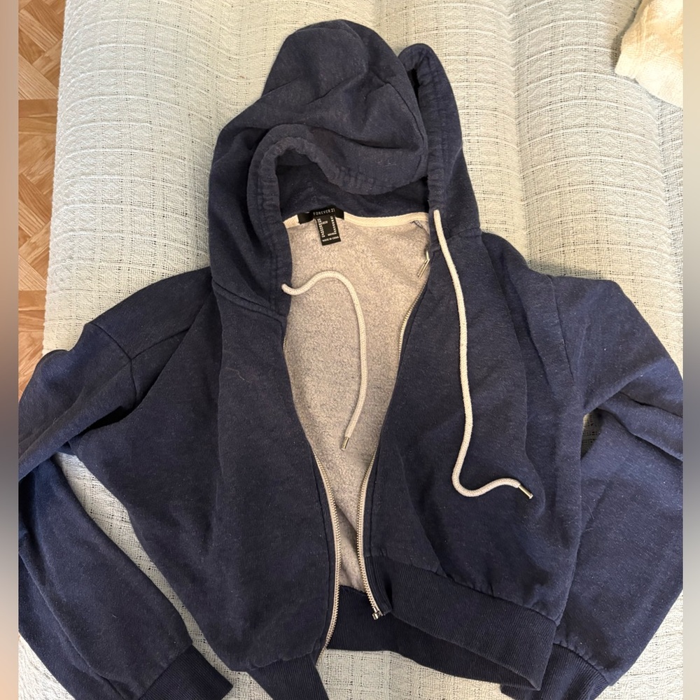 Forever 21 Dark Blue Hoodie